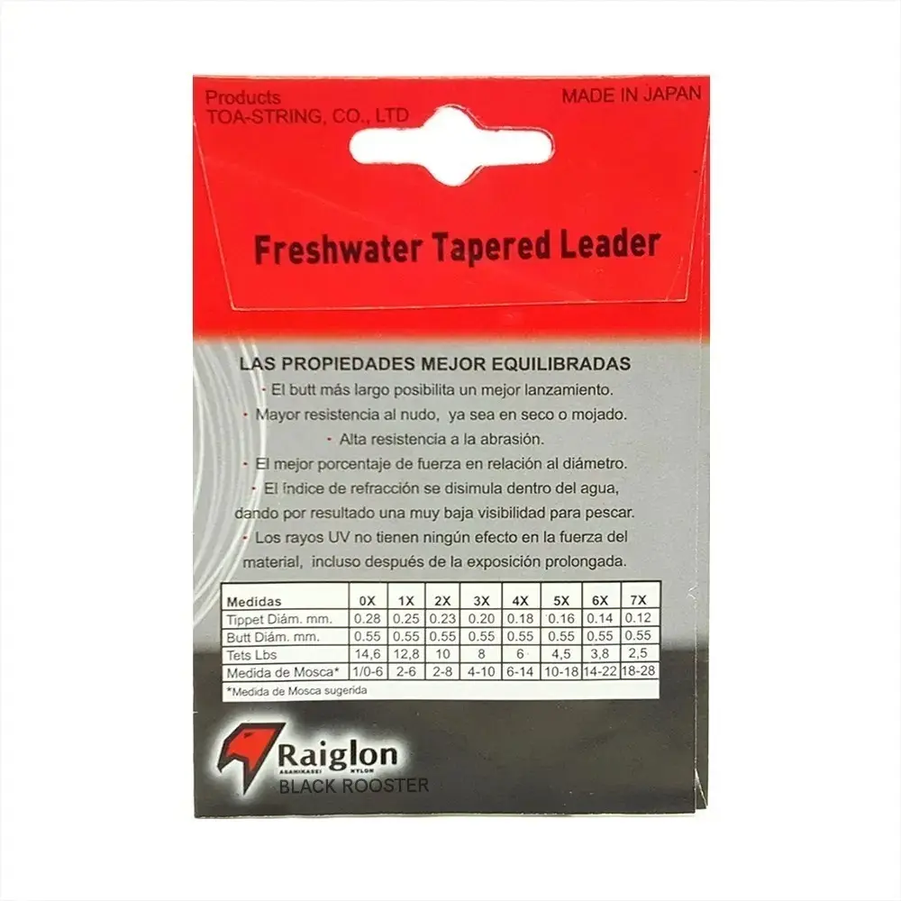 Leaders Raiglon Freshwater 7,5 ' - Imagen 2