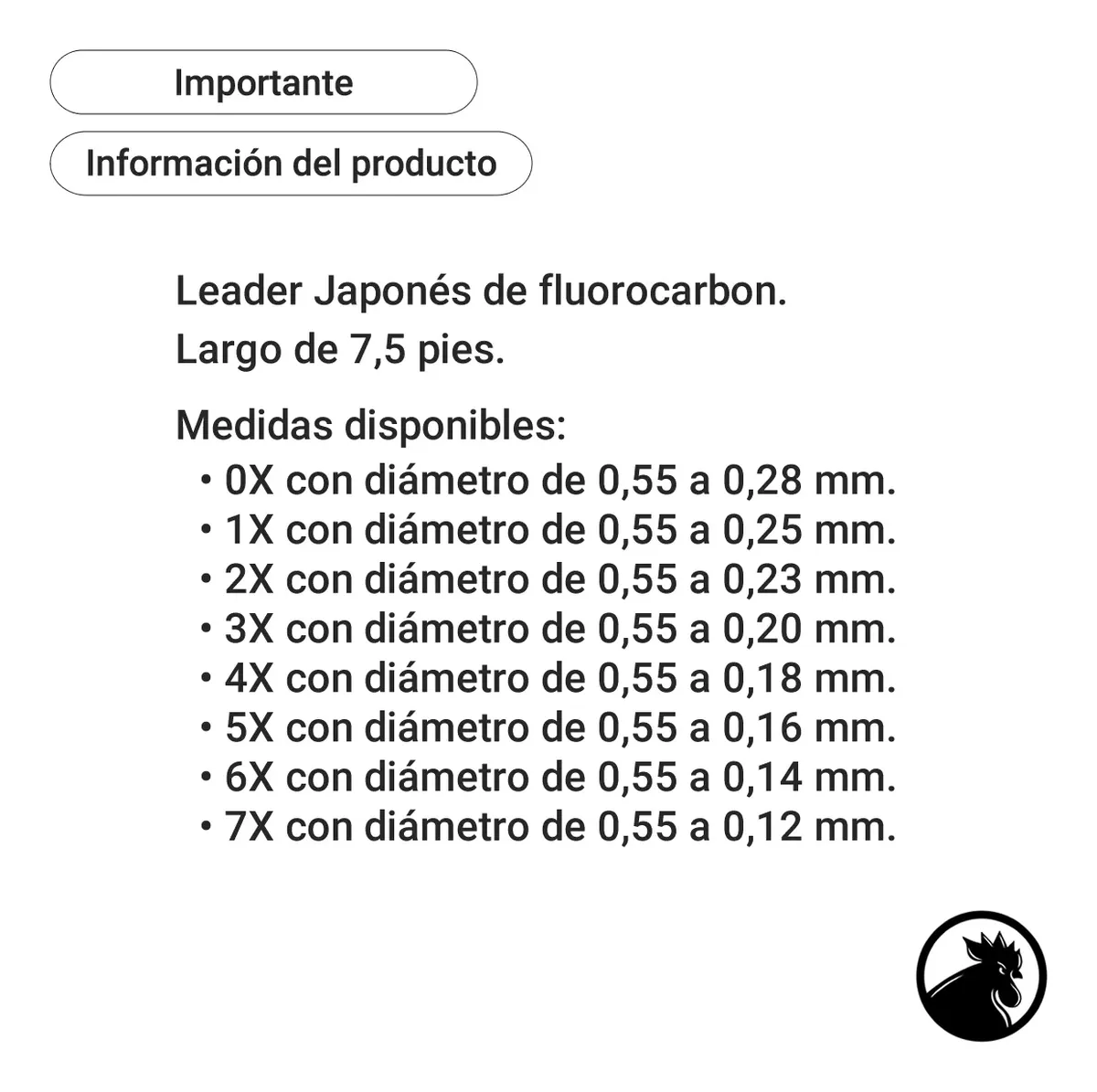 Leaders Raiglon Freshwater 7,5 ' - Imagen 3